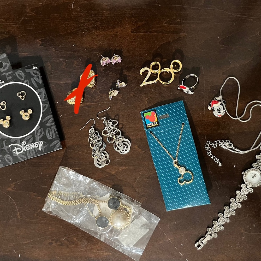 Vintage Disney jewelry lot